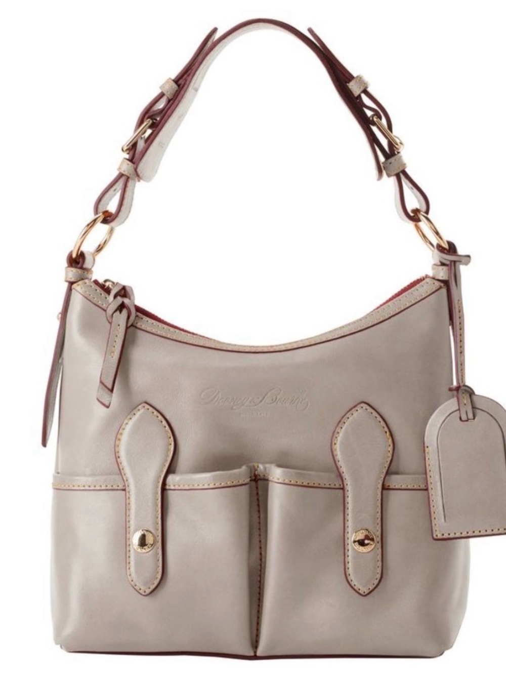 Dooney & Bourke Lucy Ecru Vachetta Leather